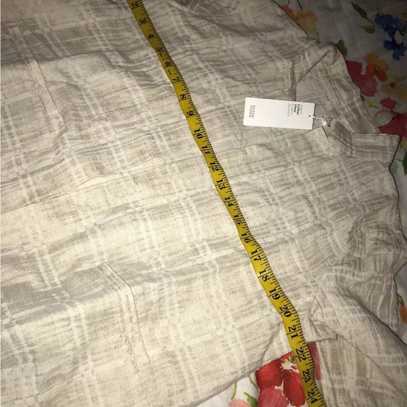 EILEEN FISHER NATURAL ORGANIC COTTON LINEN DIVISION JACQUARD JACKET  NWT $248 - Picture 4 of 7